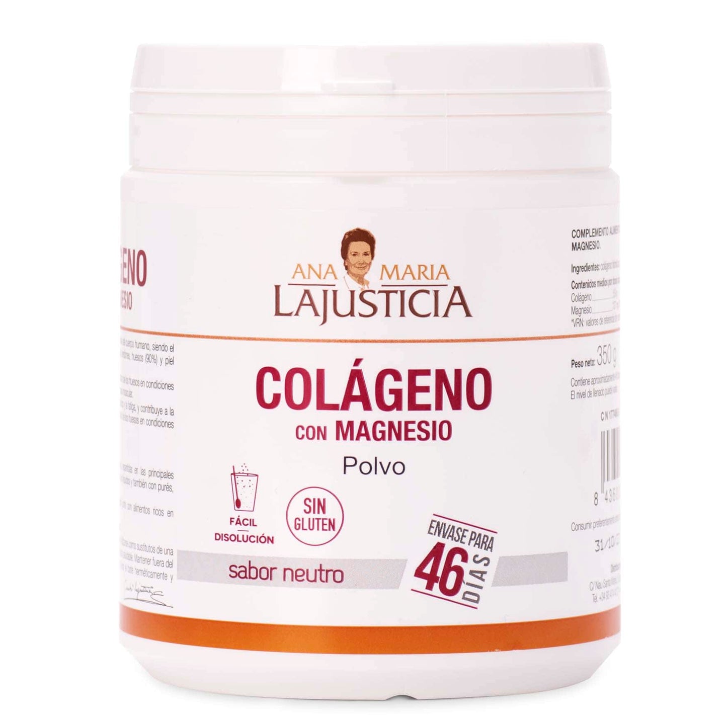 Ana Maria Lajusticia COLÁGENO CON MAGNESIO 350g | 46 días