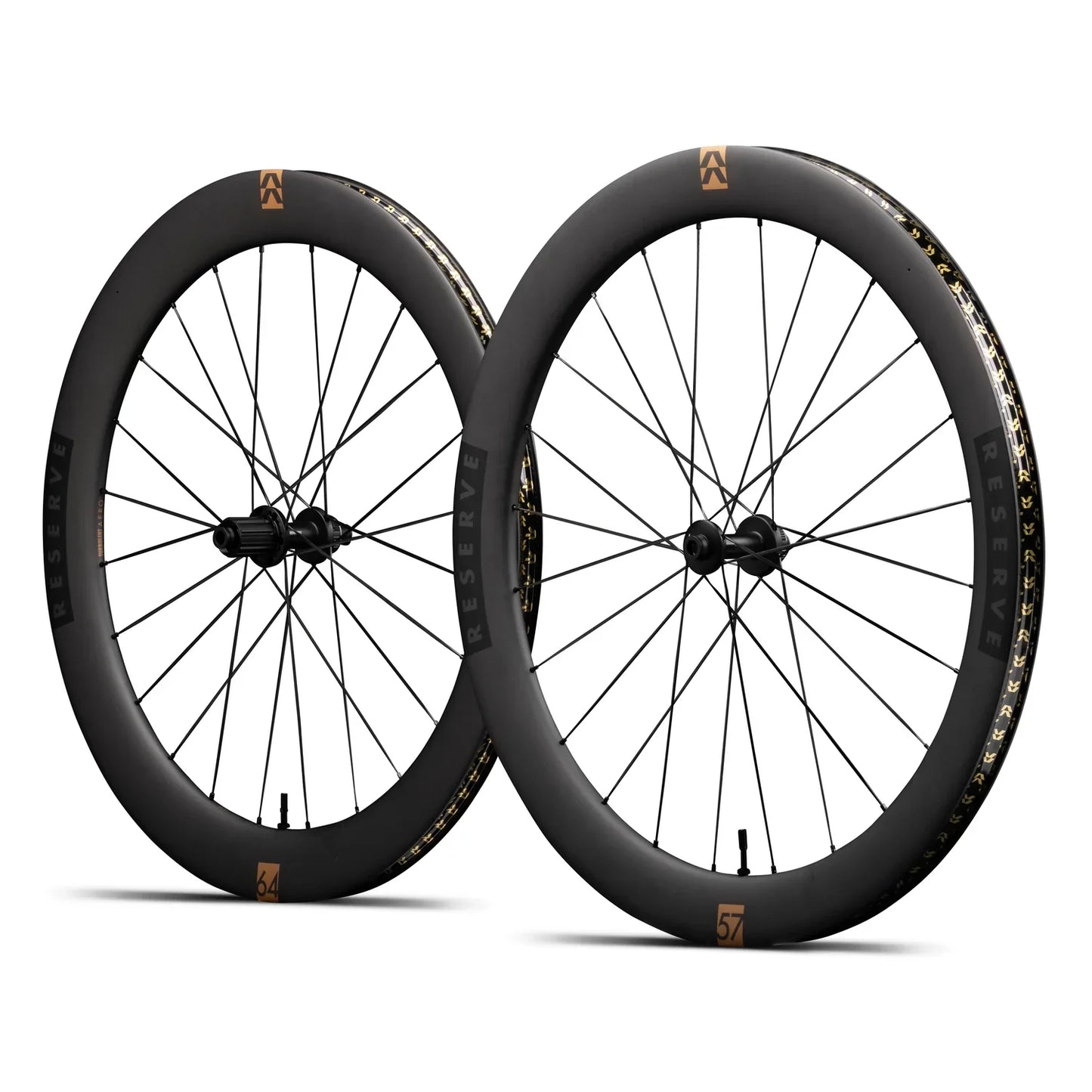 Reserve 57|64 TA – Ruedas de carbono de ruta, freno de disco Centerlock, maza DT Swiss 350, aro 700c