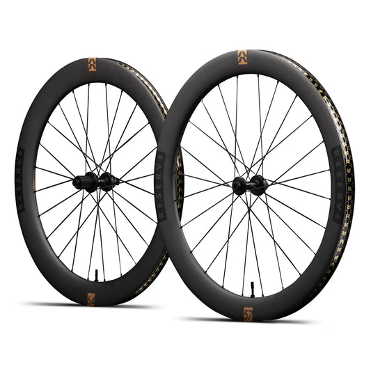 Reserve 57|64 TA – Ruedas de carbono de ruta, freno de disco Centerlock, maza DT Swiss 350, aro 700c