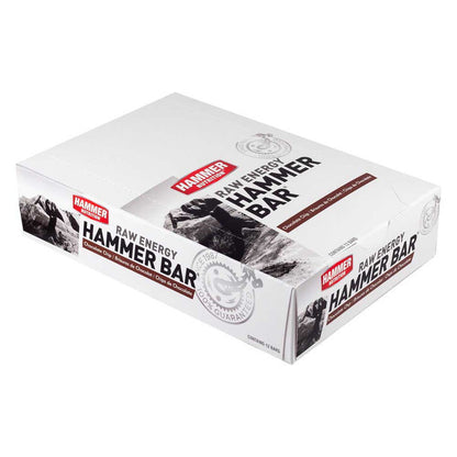 Hammer Nutrition Hammer Bar – Barra energética orgánica (unidad o caja de 24, 3 sabores)