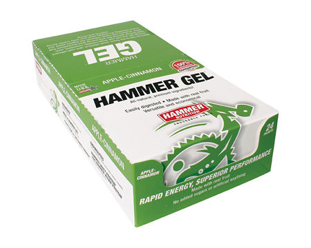Hammer Nutrition Gel – Gel energético de carbohidratos con aminoácidos (unidad, botella o caja de 24)