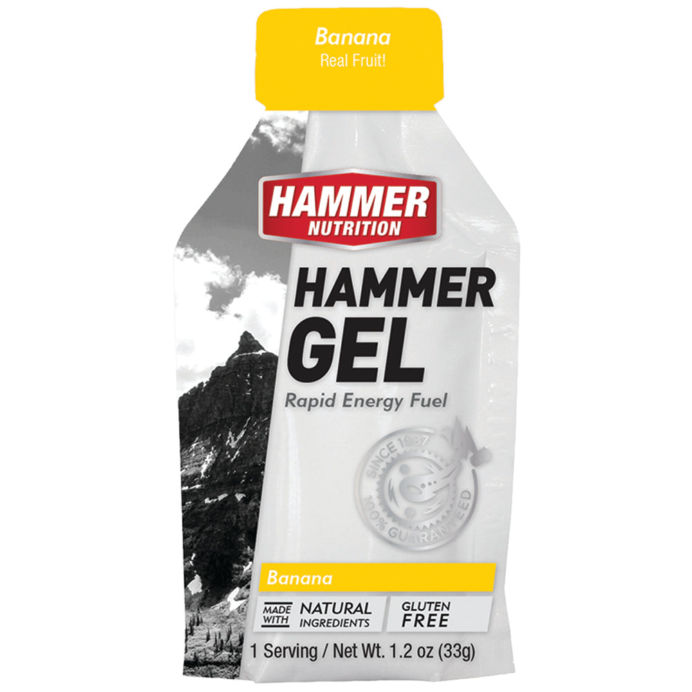 Hammer Nutrition Gel – Gel energético de carbohidratos con aminoácidos (unidad, botella o caja de 24)