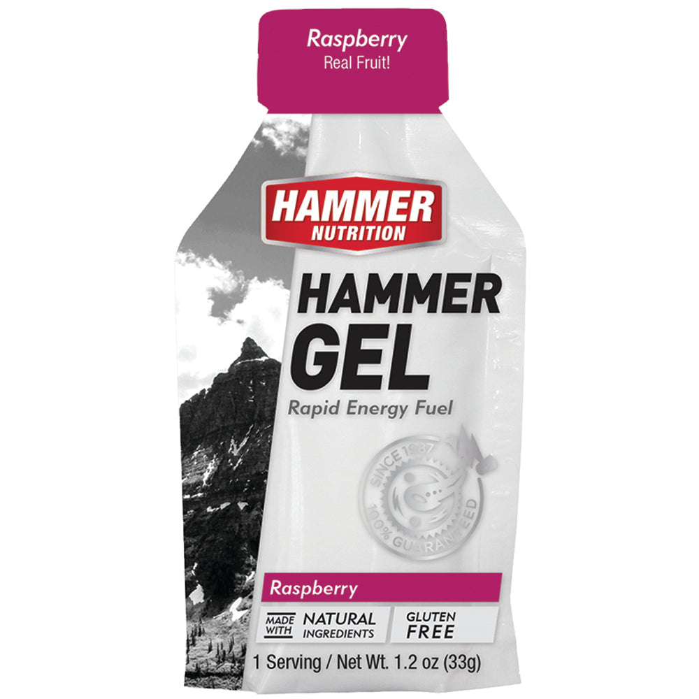 Hammer Nutrition Gel – Gel energético de carbohidratos con aminoácidos (unidad, botella o caja de 24)
