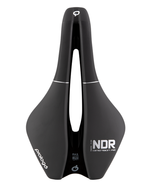 Prologo Dimension R2 NDR - Sillín de ciclismo de ruta. Ancho 143 (2 versiones)