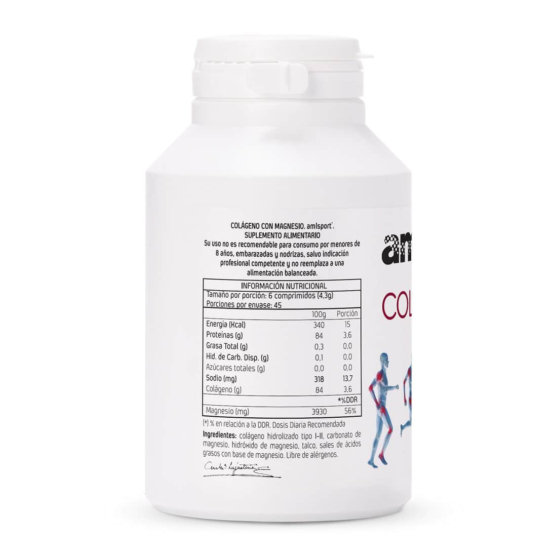 amlsport COLAGENO CON MAGNESIO (270 comprimidos)