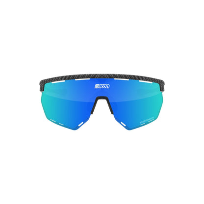 Scicon Aerowing - Anteojos deportivos de ciclismo. Carbon Frame Multimirror + Rain Clear Lenses