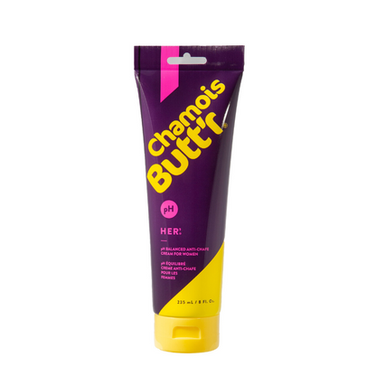 Chamois Butt'r Her' - (12 Tubos de 8 oz) Crema Lubricante deportiva para mujer Antirozaduras