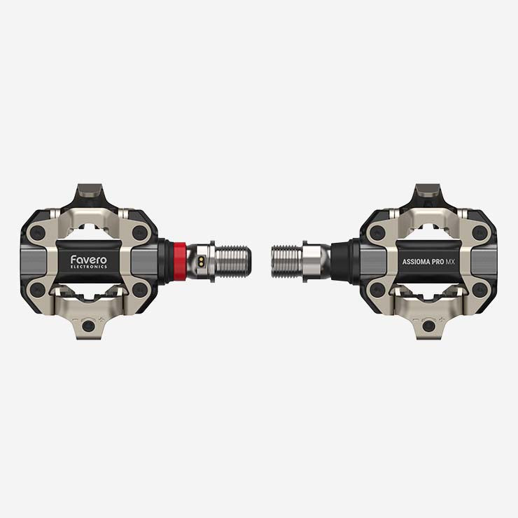Favero Axioma Pro MX-1 - Pedales de MTB con medidor de potencia. Potenciometro