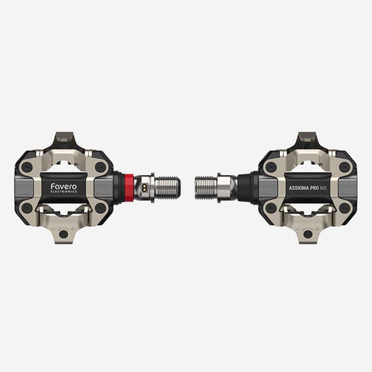 Favero Axioma Pro MX-1 - Pedales de MTB con medidor de potencia. Potenciometro