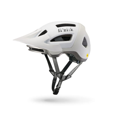 Fizik Kassis - Casco de ciclismo de montaña MTB con Luz roja incluida (Blanco)