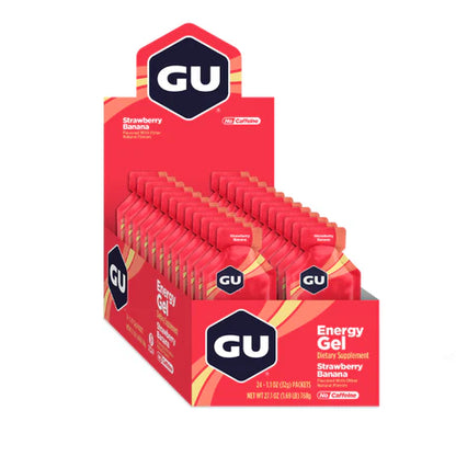 Caja de 24 Geles GU Energy Gel Original 32g (Sin Cafeina) (6 sabores)