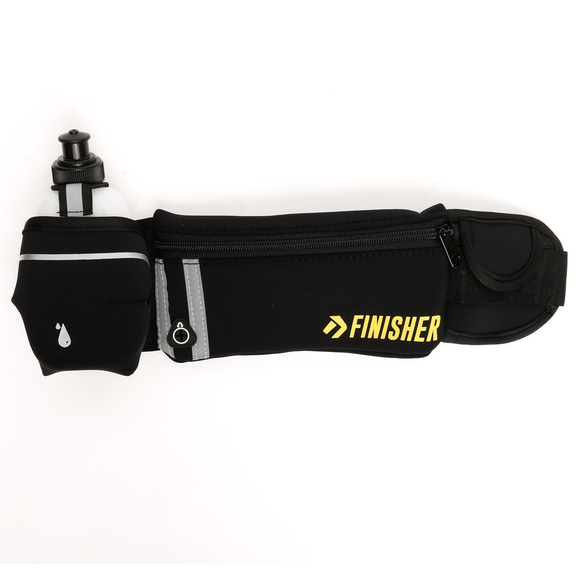 Emil Finisher Banano de Running - Cinturón para correr con 1 Botella (Negro)