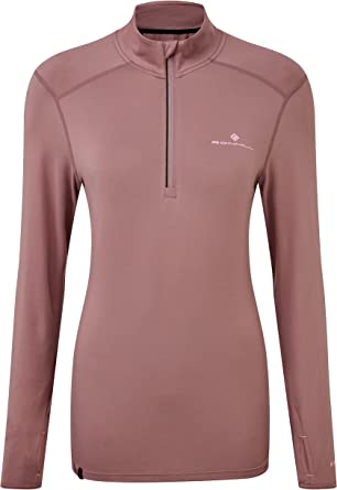 RONHILL Tech Thermal 1/2 Zip – Polera manga larga de running para mujer
