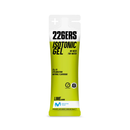 226ers Isotonic Gel 68g - Gel Isotónico liquido con y sin cafeina. / Formato unitario o caja de 24