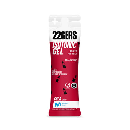 226ers Isotonic Gel 68g - Gel Isotónico liquido con y sin cafeina. / Formato unitario o caja de 24