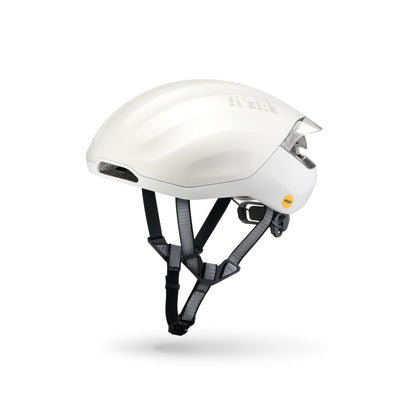 Fizik Kudo - Casco de ciclismo de ruta con Luz roja incluida (Blanco)