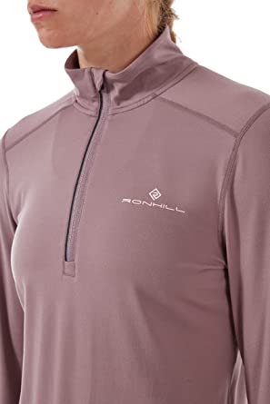 RONHILL Tech Thermal 1/2 Zip – Polera manga larga de running para mujer
