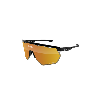 Scicon Aerowing - Anteojos deportivos de ciclismo Marco Negro Multimirror + Rain Clear Lenses