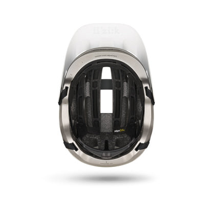 Fizik Kassis - Casco de ciclismo de montaña MTB con Luz roja incluida (Blanco)