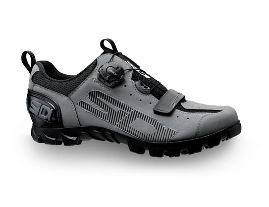 Sidi Zapatilla Mtb SD15  - Zapato de ciclismo montaña MTB XC Gravel Gris Negro