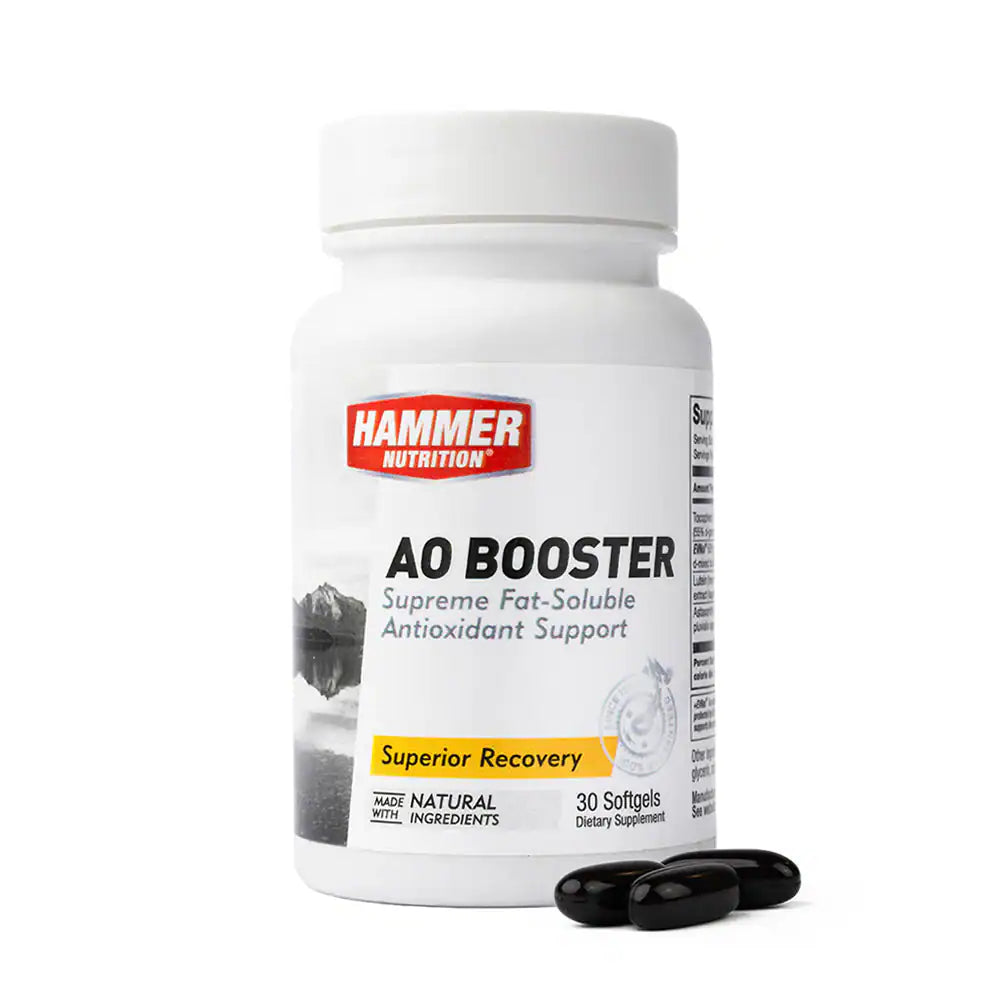 Hammer Nutrition AO Booster – Cápsulas antioxidantes con vitamina E, luteína y astaxantina (30 cápsulas)