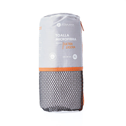 Toalla Microfibra Maullín XL Gris - Atakama Outdoor