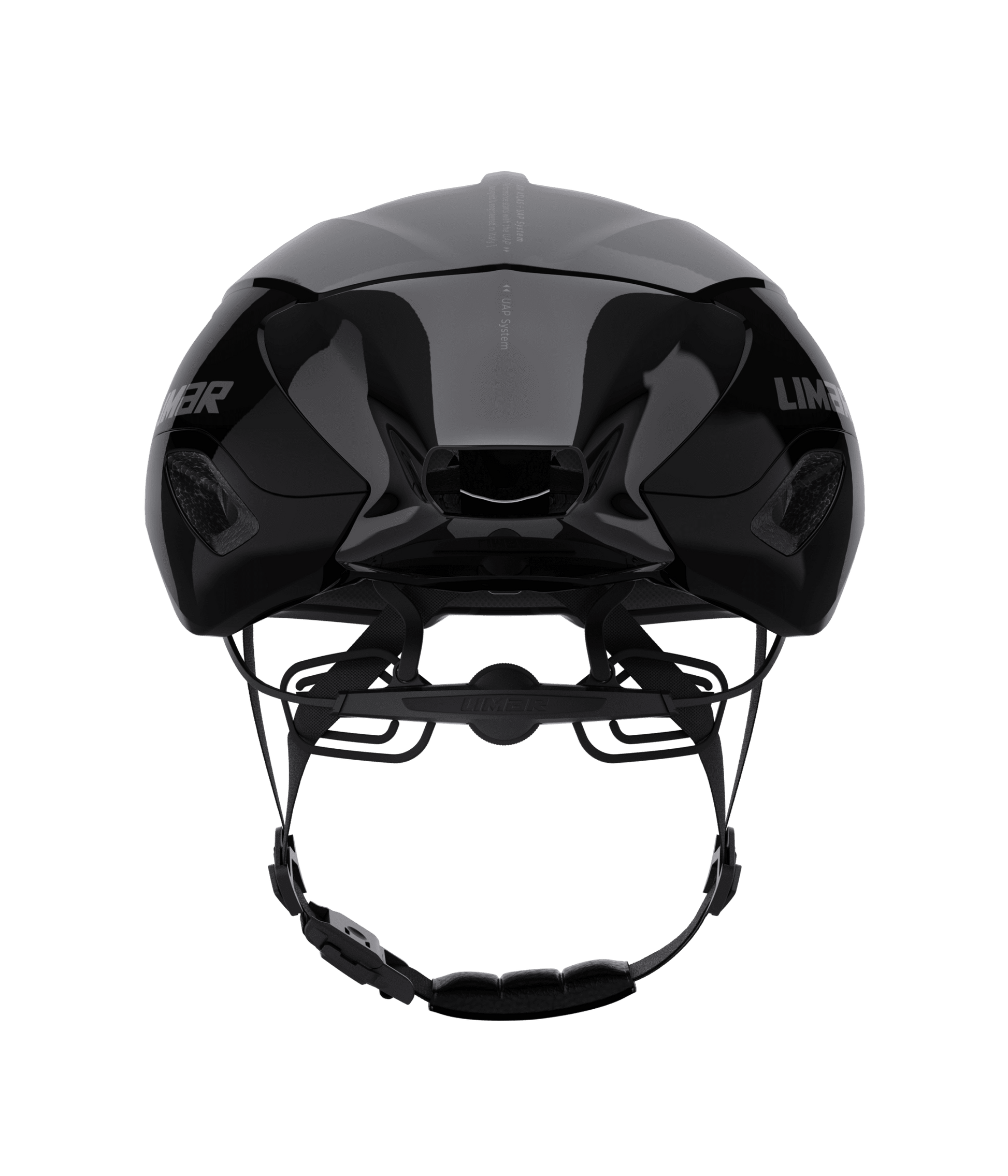 Limar Air Atlas UAP – Casco de ciclismo de ruta aerodinámico (3 colores) Negro (Glossy Black)