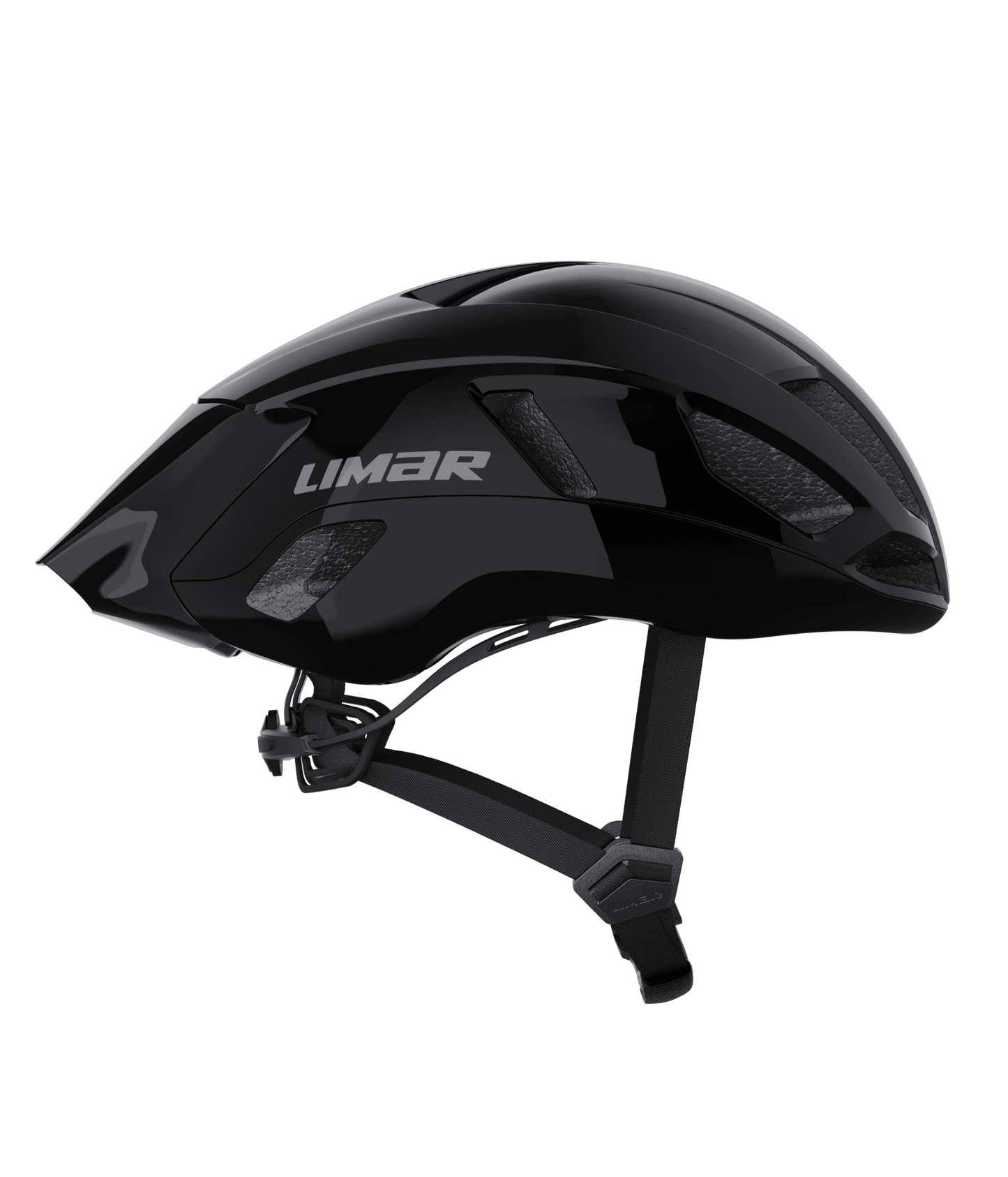 Limar Air Atlas UAP – Casco de ciclismo de ruta aerodinámico (3 colores) Negro (Glossy Black)