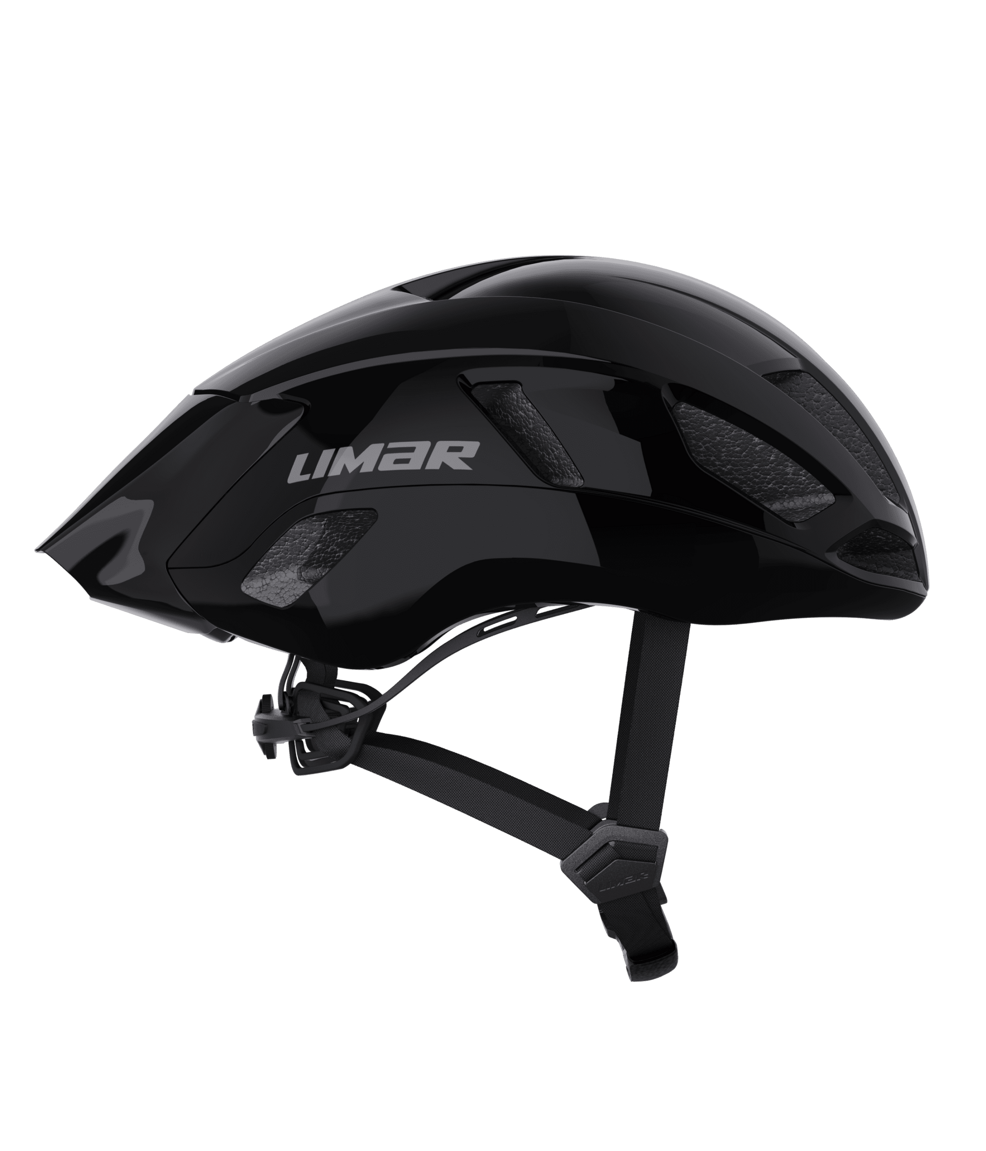 Limar Air Atlas UAP – Casco de ciclismo de ruta aerodinámico (3 colores) Negro (Glossy Black)
