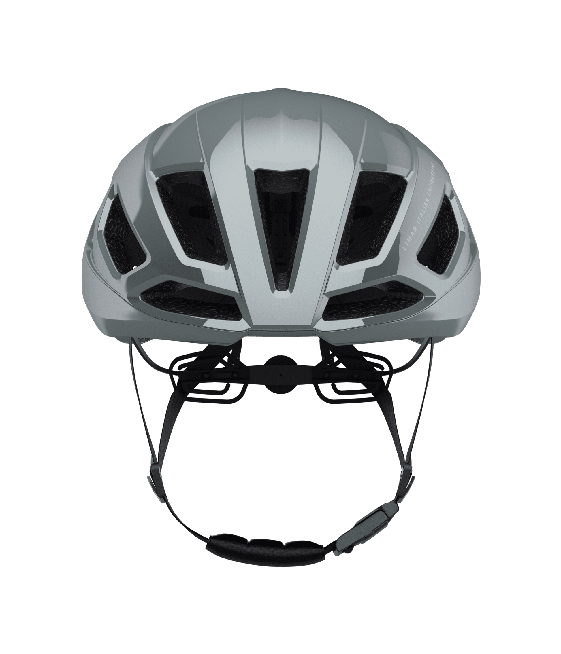 Limar Air Atlas UAP – Casco de ciclismo de ruta aerodinámico (3 colores) Gris (Metallic Grey Glossy)