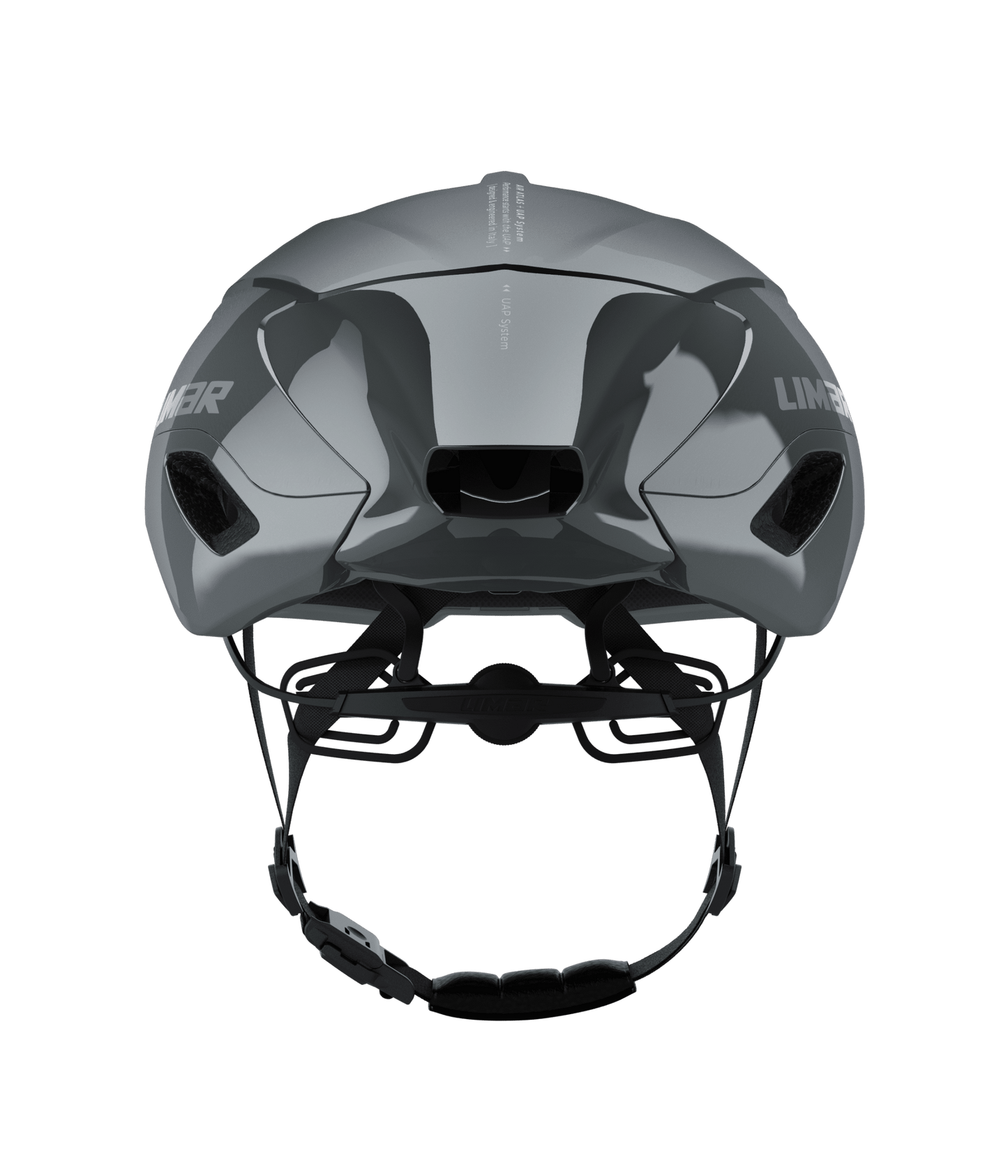 Limar Air Atlas UAP – Casco de ciclismo de ruta aerodinámico (3 colores) Gris (Metallic Grey Glossy)