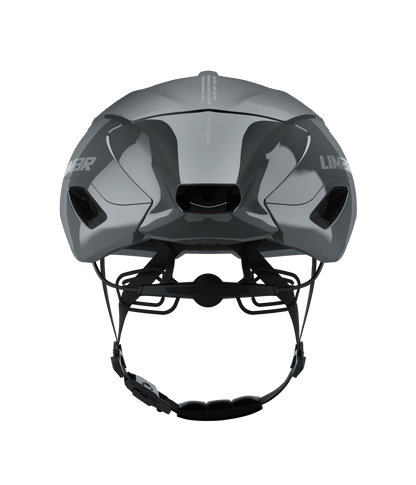 Limar Air Atlas UAP – Casco de ciclismo de ruta aerodinámico (3 colores) Gris (Metallic Grey Glossy)