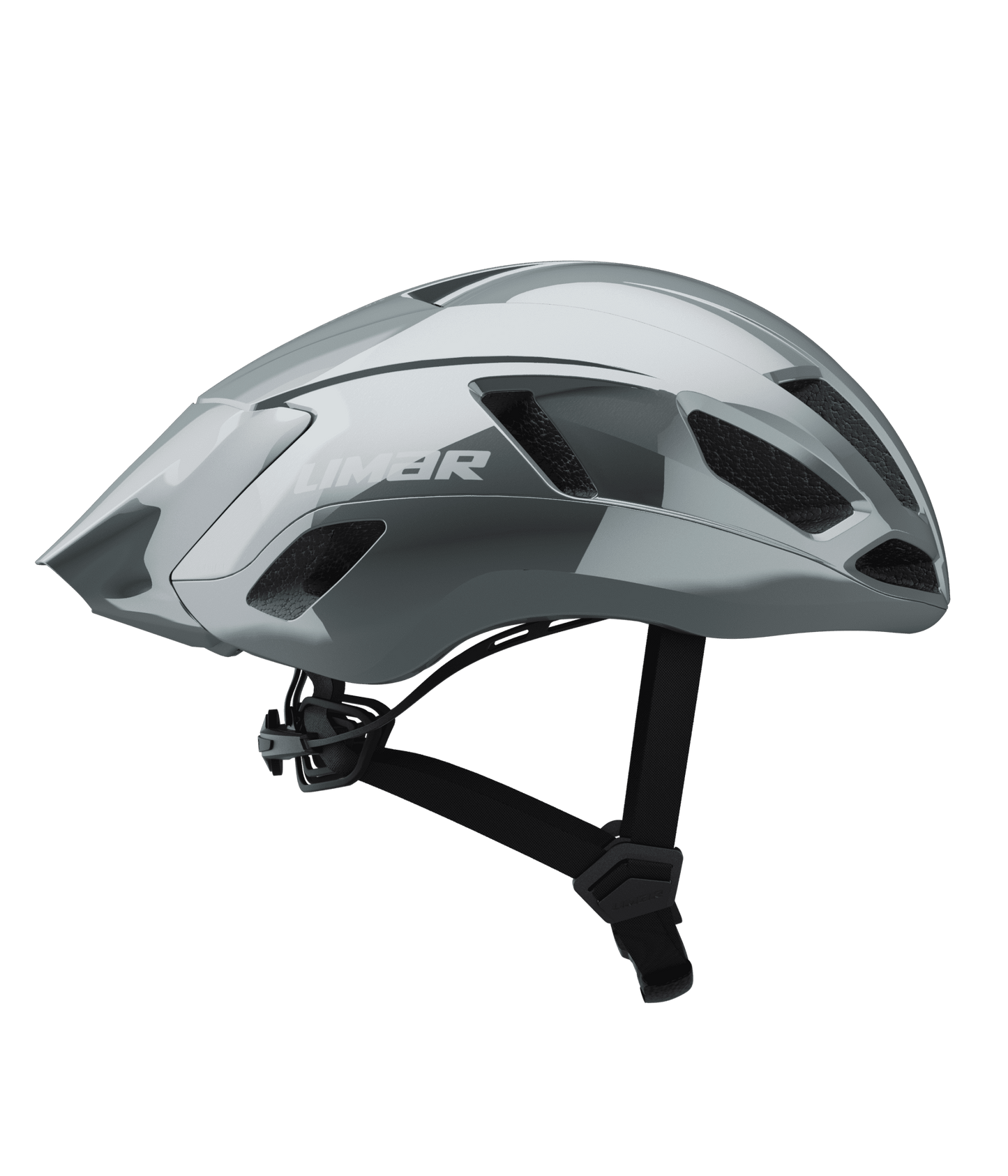 Limar Air Atlas UAP – Casco de ciclismo de ruta aerodinámico (3 colores) Gris (Metallic Grey Glossy)