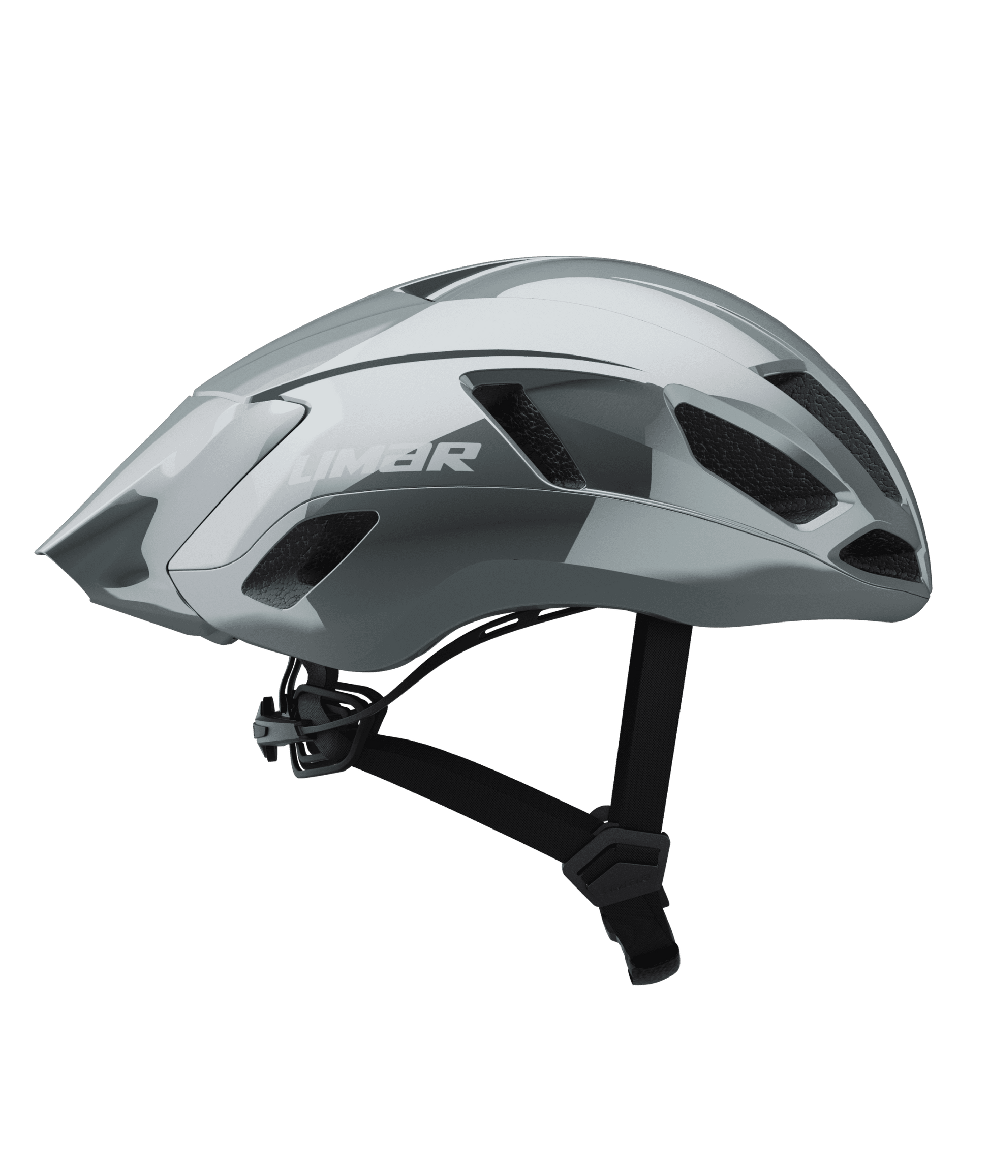 Limar Air Atlas UAP – Casco de ciclismo de ruta aerodinámico (3 colores) Gris (Metallic Grey Glossy)