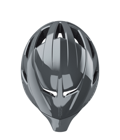 Limar Air Atlas UAP – Casco de ciclismo de ruta aerodinámico (3 colores) Gris (Metallic Grey Glossy)