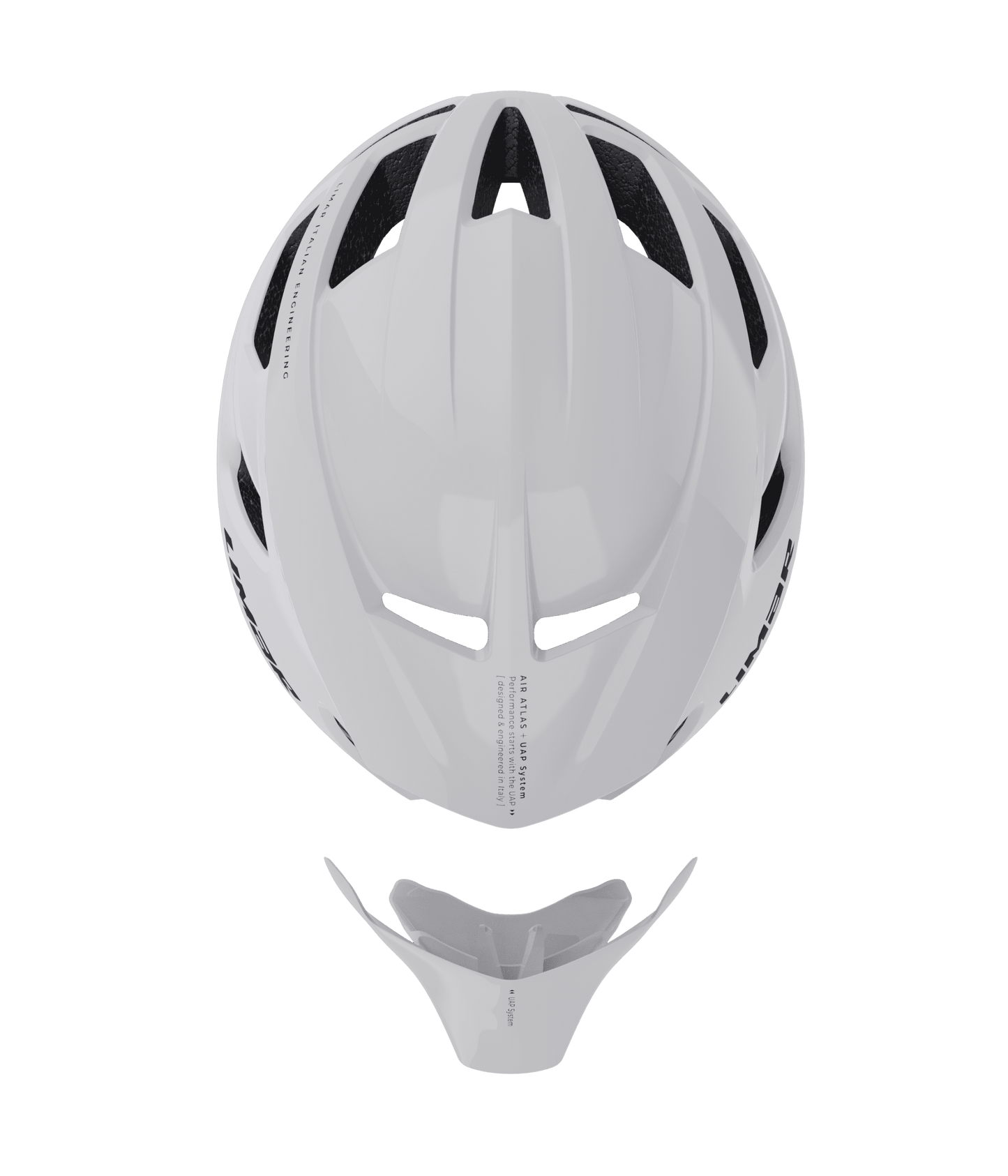 Limar Air Atlas UAP – Casco de ciclismo de ruta aerodinámico (3 colores) Blanco (Glossy White)