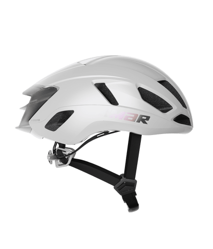 Limar Air Atlas – Casco de ciclismo de ruta aerodinámico (3 colores) Blanco (White Iridescent)