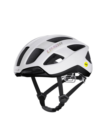 Casco de Ciclismo Ruta o MTB Limar Air Stratos + Mips (Blanco + Iridiscente)