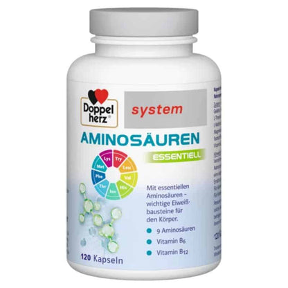 Doppelherz AMINOÁCIDOS ESENCIALES + Vitamina B6 + Vitamina B12 - AMINOSAUREN