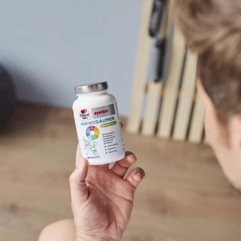 Doppelherz AMINOÁCIDOS ESENCIALES + Vitamina B6 + Vitamina B12 - AMINOSAUREN