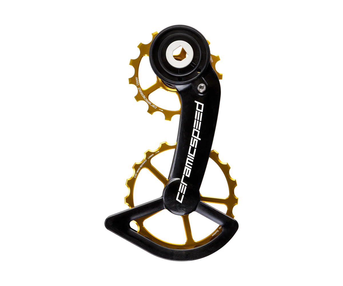 CeramicSpeed OSPW RS Alloy para SRAM Red/Force AXS – Sistema de roldanas sobredimensionadas de ruta.