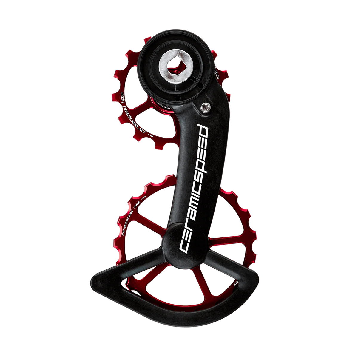 CeramicSpeed OSPW RS Alloy para SRAM Red/Force AXS – Sistema de roldanas sobredimensionadas de ruta.