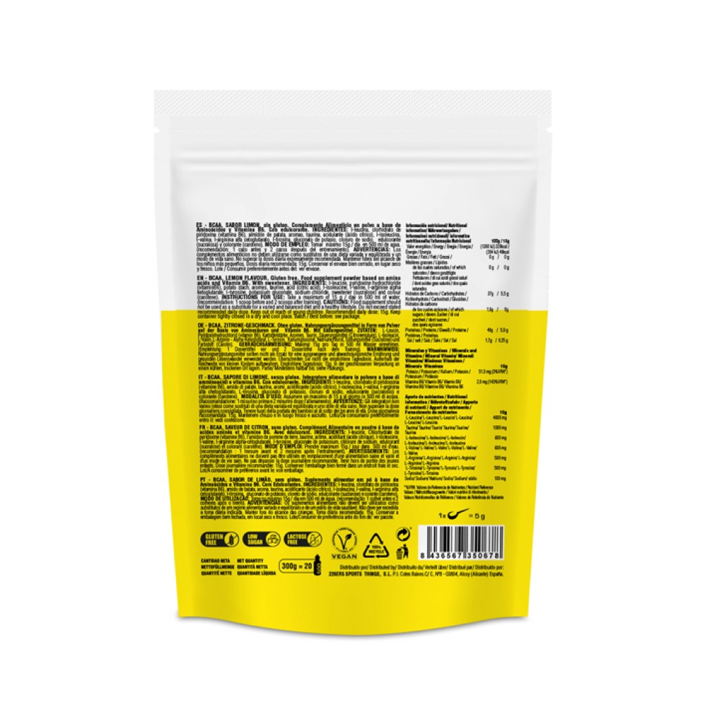 226ers BCAA 300 G - recuperador muscular en polvo