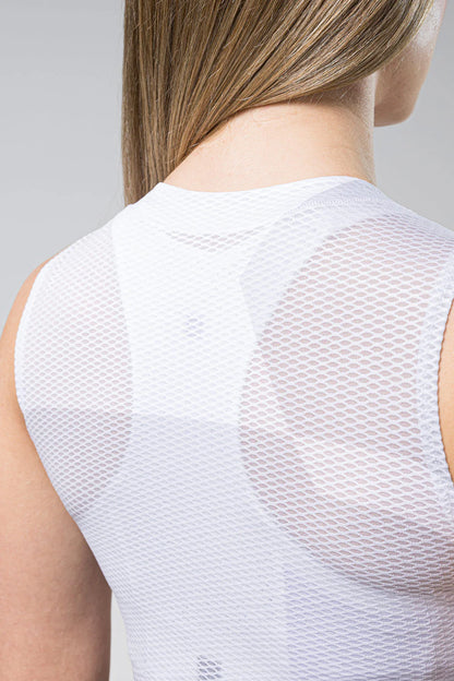 Gobik Second Skin – Camiseta primera capa de ciclismo mujer. (blanco)