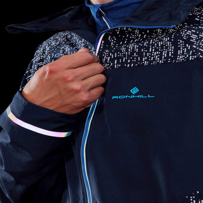 RONHILL Life Night Runners – Chaqueta cortaviento de running y trail para hombre