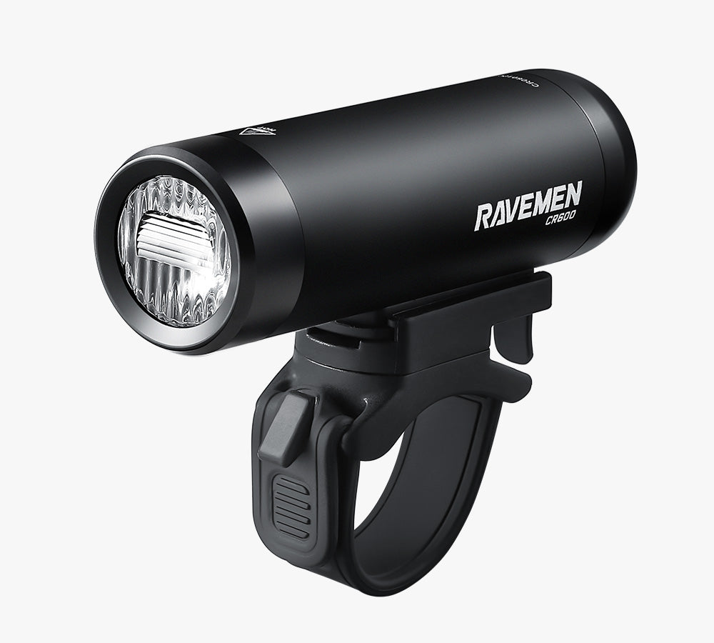 Luz Delantera para bicicelta Ravemen CR600 – 600 lúmenes, Resistente al Agua y Alta Visibilidad