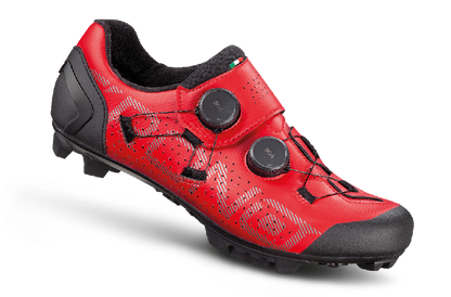 Crono CX-1 - Zapato de ciclismo MTB XC o Gravel (Colores Rojo, Negro, Verde)