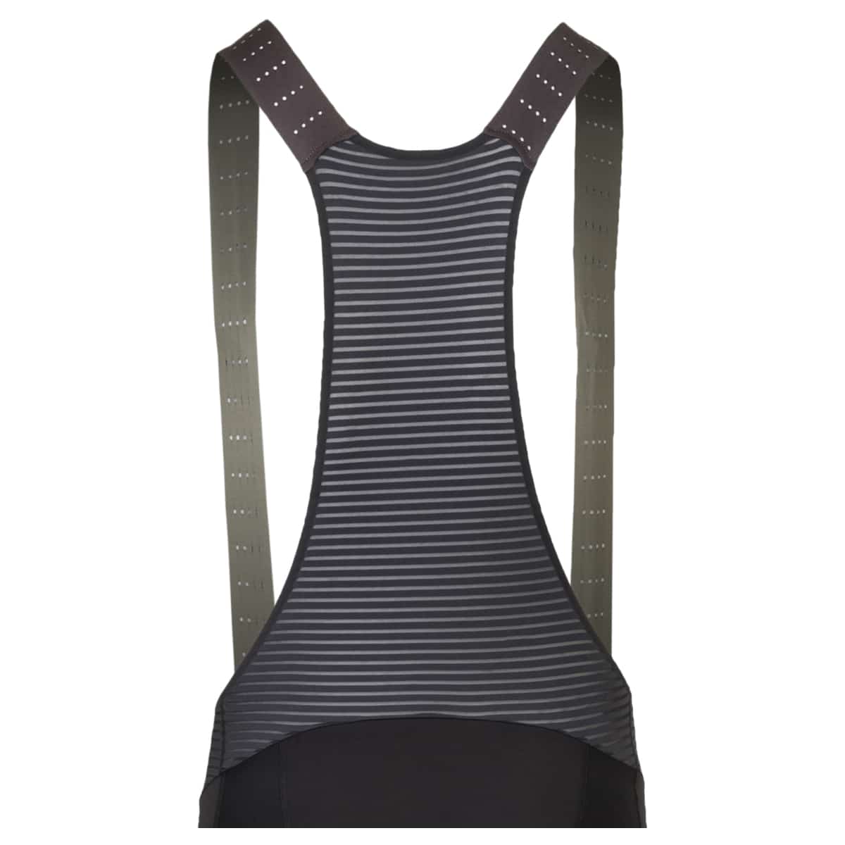 Calza AGU Switch Bibtight detalle de badana Black 320 con Hybrid Cell
