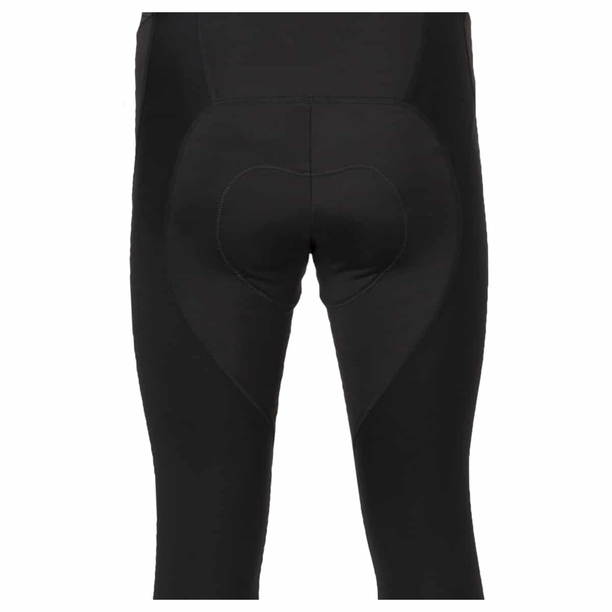 Calza AGU Switch Bibtight detalle de frente cortaviento y tratamiento DWR