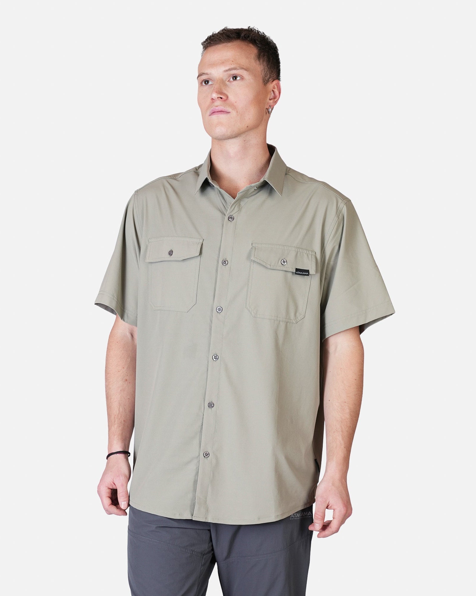 Camisa Outdoor Hombre Horizonte Verde - Atakama Outdoor